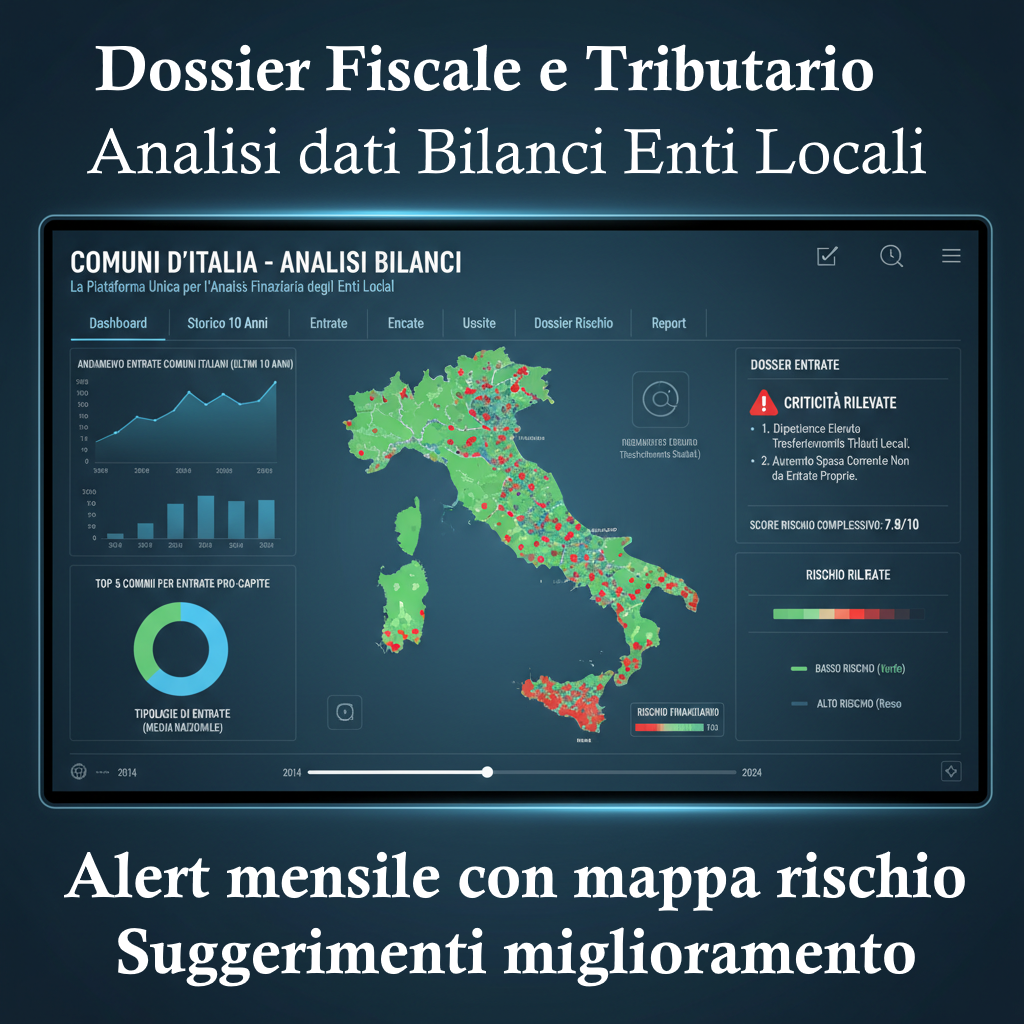 Dossier bilanci enti locali analisi finanziaria rischio dissesto