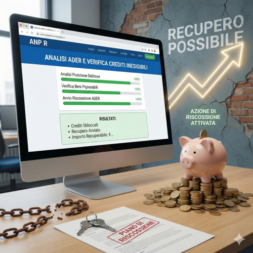 Dashboard analisi riscossioni ADER verifica carichi comuni